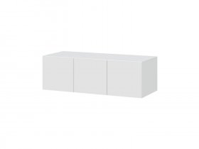 Антресоль 1200 ШК-5 (белый текстурный) в Зырянке - zyryanka.mebel-nsk.ru | фото