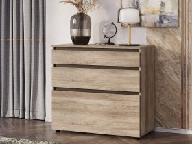 Комод КМ-01 Энигма (венге/дуб каньон) в Зырянке - zyryanka.mebel-nsk.ru | фото
