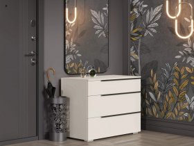 Комод с 3 ящиками Айри КМ-001 (кашемир) в Зырянке - zyryanka.mebel-nsk.ru | фото