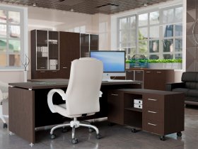 Комплект офисной мебели Президент-ПРО в Зырянке - zyryanka.mebel-nsk.ru | фото
