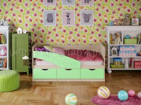 Кровать детская Бабочки 1,8 м в Зырянке - zyryanka.mebel-nsk.ru | фото
