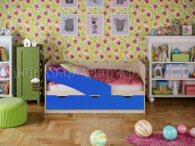 Кровать детская Бабочки 2,0 м в Зырянке - zyryanka.mebel-nsk.ru | фото