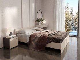 Кровать двухспальная 1,6м Гиза в Зырянке - zyryanka.mebel-nsk.ru | фото