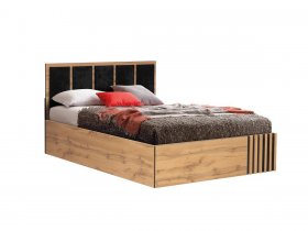 Кровать двуспальная с подъем. мех. 1,6 м Либерти 51.20 в Зырянке - zyryanka.mebel-nsk.ru | фото