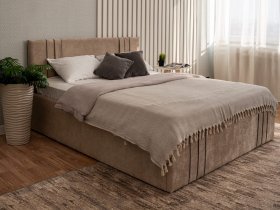 Кровать двуспальная 1,4м с подъем. мех. Леванте в Зырянке - zyryanka.mebel-nsk.ru | фото