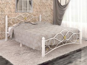 Кровать двуспальная Гарда-3 на металлокаркасе 1,4 м в Зырянке - zyryanka.mebel-nsk.ru | фото