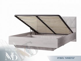 Кровать двуспальная с подъем. мех. 1,6 м  Кимберли КР-13 в Зырянке - zyryanka.mebel-nsk.ru | фото