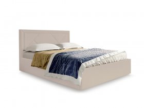 Кровать мягкая 1,6 Сиеста стандарт, вар.2 в Зырянке - zyryanka.mebel-nsk.ru | фото