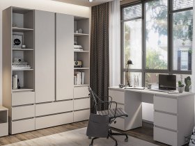 Модульная детская Люмо (кашемир) в Зырянке - zyryanka.mebel-nsk.ru | фото