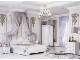 Модульная спальня «Филадельфия» в Зырянке - zyryanka.mebel-nsk.ru | фото