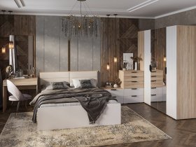 Модульная спальня Норд в Зырянке - zyryanka.mebel-nsk.ru | фото
