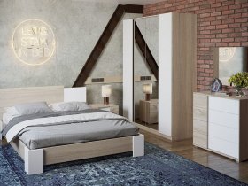 Модульная спальня «Валери» в Зырянке - zyryanka.mebel-nsk.ru | фото