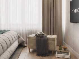 Пуф Чарли-2 (капучино) в Зырянке - zyryanka.mebel-nsk.ru | фото