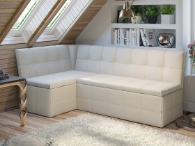 Скамья угловая со спальным местом «Домино» (кашемир) в Зырянке - zyryanka.mebel-nsk.ru | фото