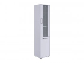 Стеллаж Лайт-2 (белый/белый) в Зырянке - zyryanka.mebel-nsk.ru | фото