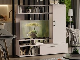 Стенка «Сиена» (кашемир) в Зырянке - zyryanka.mebel-nsk.ru | фото