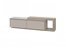 Тумба под ТВ 22 J-КШ Этна (дуб эндгрей/кашемир) в Зырянке - zyryanka.mebel-nsk.ru | фото