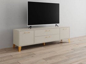 Тумба под ТВ Парус-13 (кашемир) в Зырянке - zyryanka.mebel-nsk.ru | фото